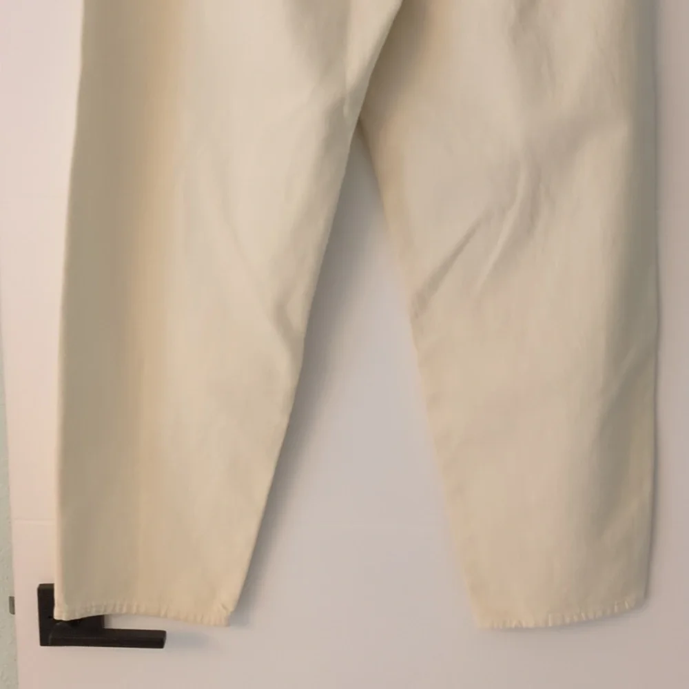FRAME The Candle Mid-Rise Tapered Barrel Leg Women's Jeans InButter Yellow Sz 31 - Picture 9 of 9